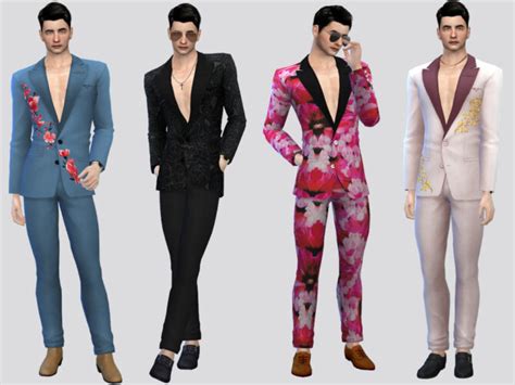 Candido Designer Suit By Mclaynesims At Tsr Sims 4 Updates