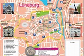 Karte von Lüneburg - Stadtplan Lüneburg