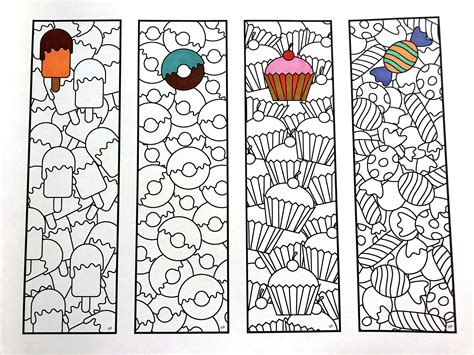 Coloring Bookmarks Printable Free