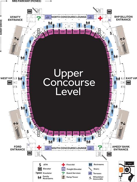 Nrg Stadium Map Showing Suites