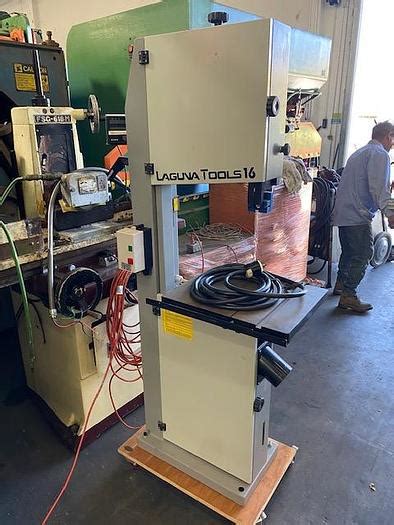 Laguna tools uk cyclone dust collectors remove high volumes of dust and other impurities from the air, working laguna tools uk walker road, bardon hill, leicestershire, le67 1tu united kingdom. Used Laguna Tools 16" Vertical Woodworking Bandsaw #5836 ...