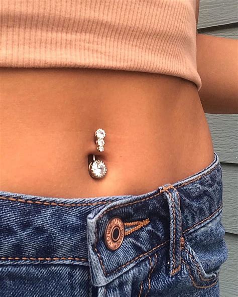 Multi Gem Belly Button Piercing Jewelry Perfect For Summer Belly