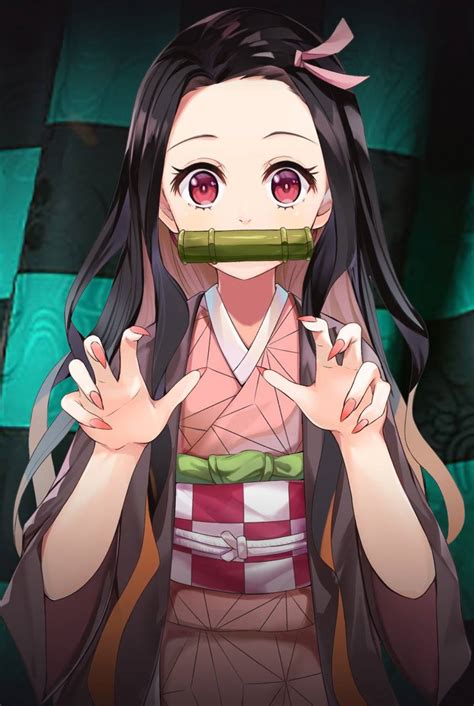 33 Anime Wallpaper Nezuko Cute Face Lotus Maybelline