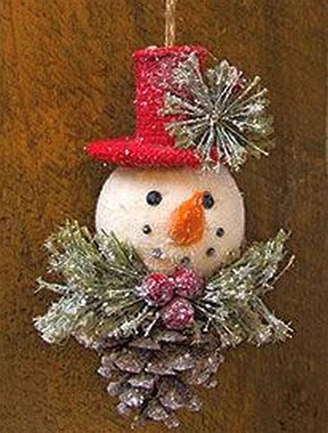 50 Creative Snowman Christmas Decoration Ideas Christmas Ornaments