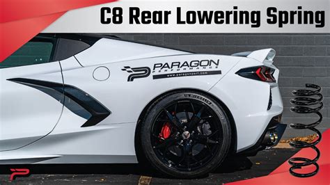 C8 Z51 Corvette Rear Lowering Springs Install Paragon Performance
