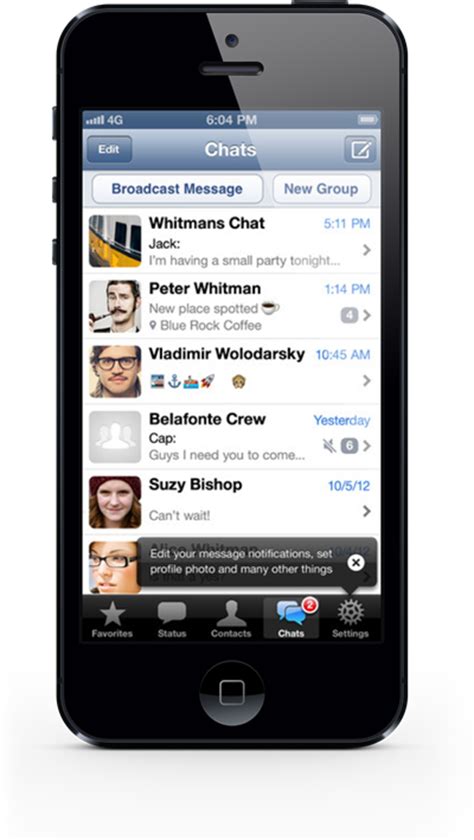 Whatsapp For Ios Finally Updated With Support For Iphone 5 And Ios 6