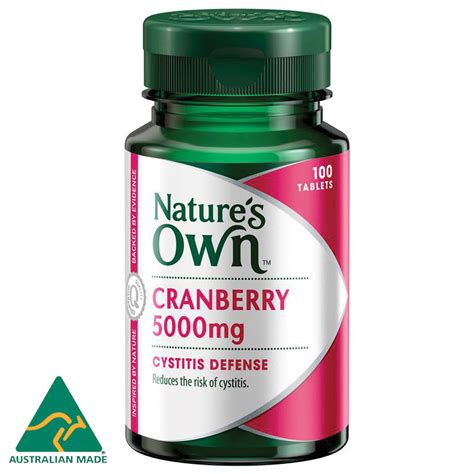 Manager reckons it has to be fake because (a) why pay. Nature's Own Cranberry 5000mg 100 Tablets - Chemist Warehouse
