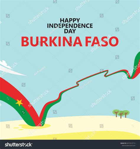 Burkina Faso Independence Day Vector Illustration Stock Vector Royalty