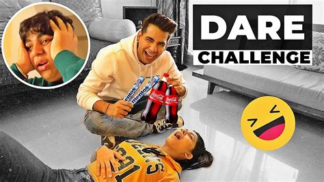 dare challenge with brother and sister rimorav vlogs youtube