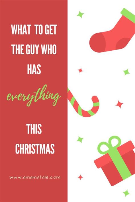 With only 3.5 weeks until christmas (holy crap), here are my ideas that think outside the box for loved ones. What to Get the Guy Who Has Everything This Christmas ...