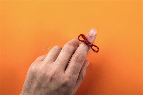 Finger With Reminder Knot Stock Image Image Of Finger