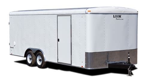 2023 Look Trailers Element Auto Flat Cargo Enclosed Trailer
