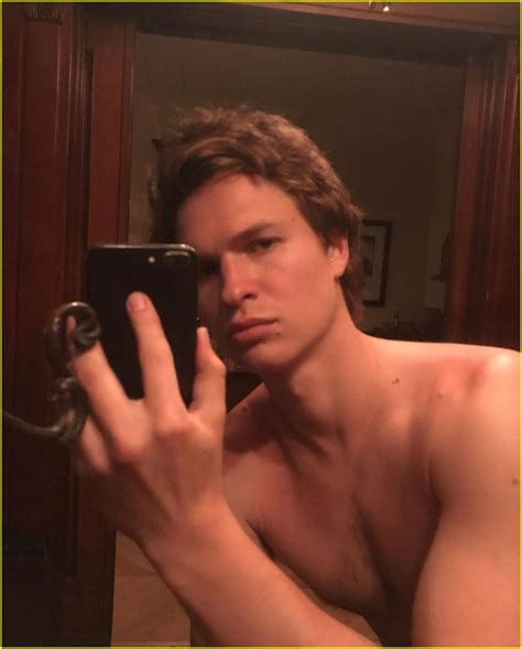 Ansel Elgort Goes Shirtless In New Selfies On Instagram Photo Photo Gallery