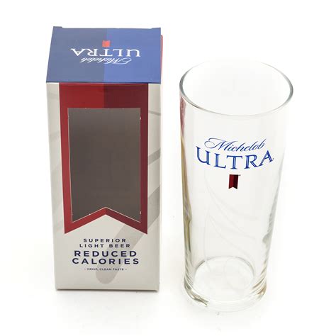 Branded Michelob Ultra Pint Beer Drink Glass Home Pub Bar T Present