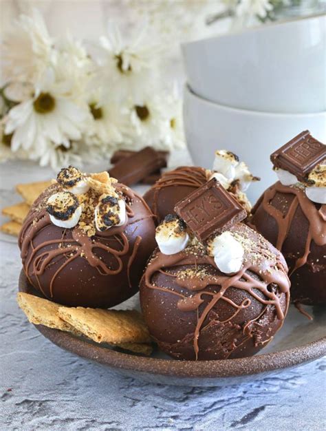 Hungry Couple Smores Hot Cocoa Bombs