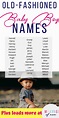 old fashioned baby boy names (4) - Making of Mom