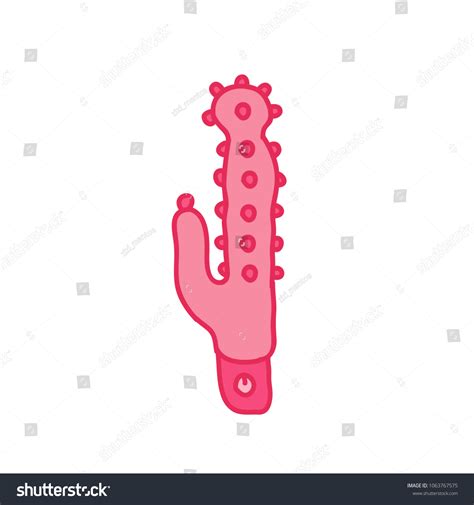 vibrator sex toy doodle icon 스톡 벡터 로열티 프리 1063767575 shutterstock