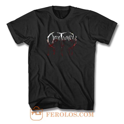 Obituary Metal Band T Shirt Feroloscom