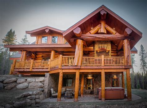 Moose Ridge Cabin Breckenridge Log Home Rustic Exterior Denver