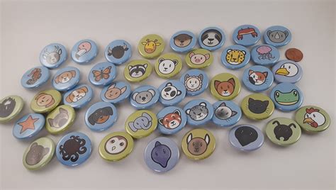 Custom Pin Back Buttons And Magnets Etsy Denmark