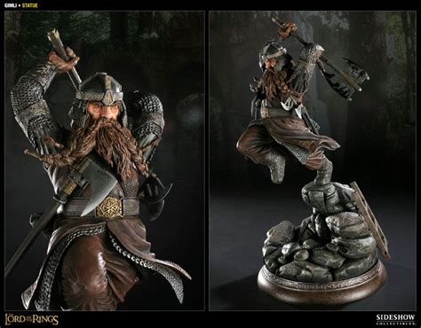 The Lord Of The Rings Gimli Polystone Statue By Sideshow Col Sideshow