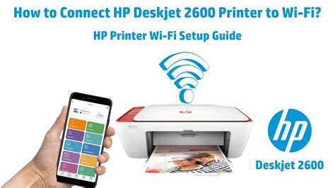 How To Connect Hp Deskjet 2600 Printer To Wi Fi Hp Printer Wi Fi