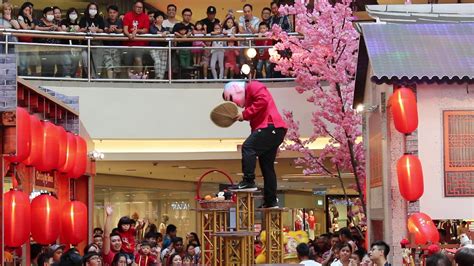 Acrobatic Lion Dance 1 Utama Pt2 Youtube