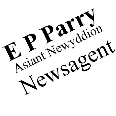 E P Parry News Agency Crymych