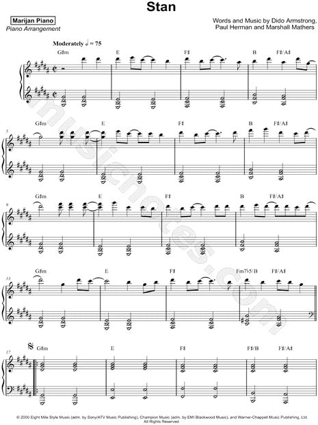 Marijan Srsa Stan Sheet Music Piano Solo In G Minor Download And Print Sku Mn0180415