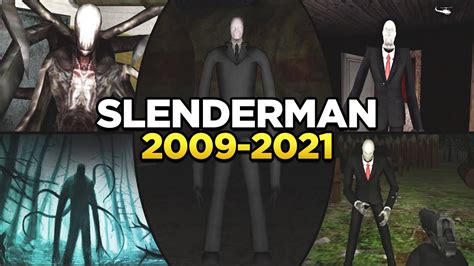 Evolution Of Slender Man Games 2009 2021 Youtube
