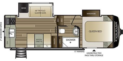 Keystone Cougar Half Ton Mls Fifth Wheel Specs