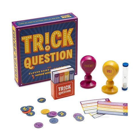 Trick Question Game Quiz Game Uncommongoods