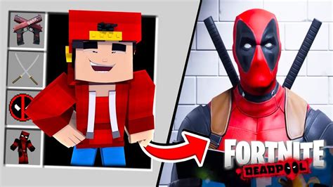 Minecraft How To Become Deadpool Youtube