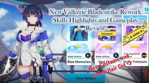 Honkai Impact 3 Valkyrie Bladestike Rework Review Skills Highlights