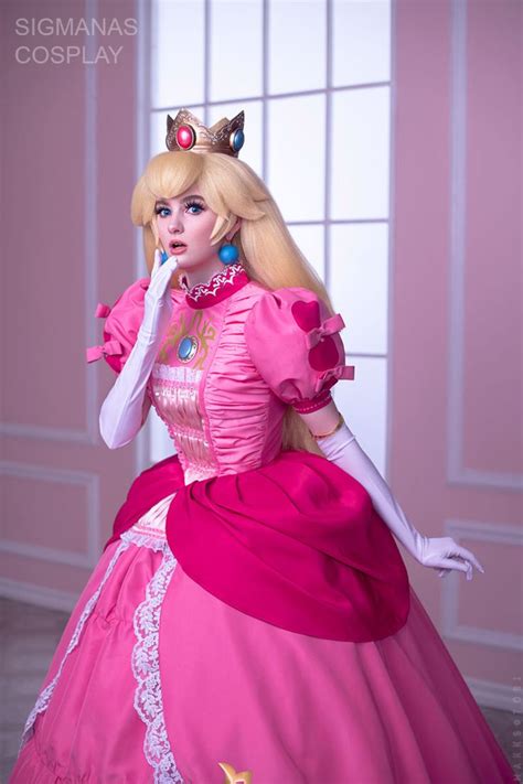 Princess Peach Cosplay By SigmaNas On DeviantArt Princess Peach Cosplay Princess Peach