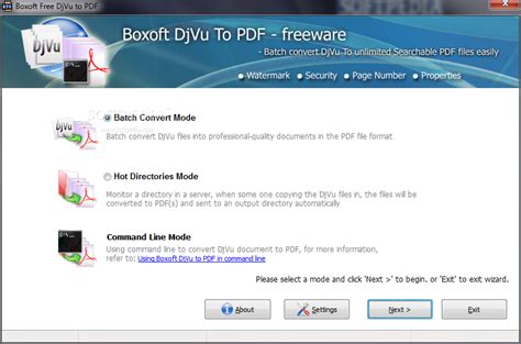 Select pdf as the the format you want to convert your djvu file to. Download Boxoft Free DJVU to PDF 1.0
