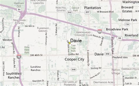 29 Map Of Davie Florida Maps Database Source