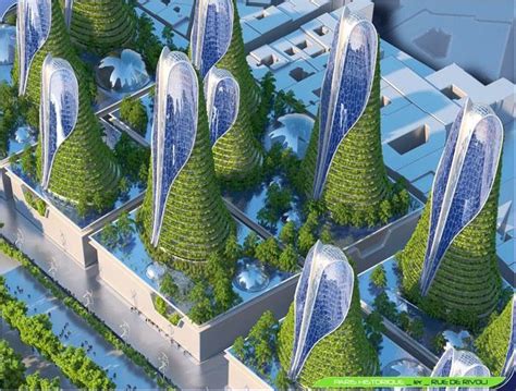 Futuristic Smart City Vision Of Paris In 2050 By Ar Vincent Callebaut