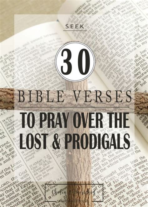 An Open Bible With The Words 30 Bible Verses To Pray Over The Lost And