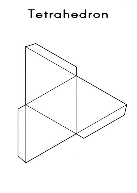 Crafts 3d Geometric Shapes Printable Shapes Shape Template