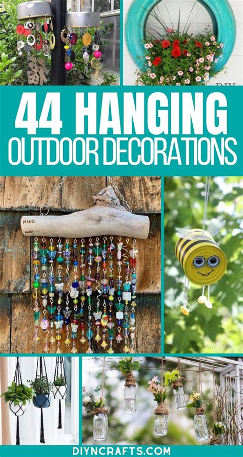 44 Unique Diy Hanging Decorations For Outdoor Spaces • Tasteandcraze