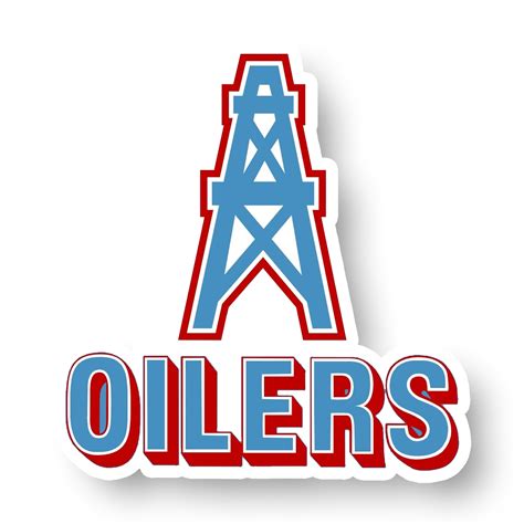 Houston Oilers Precision Cut Decal Sticker