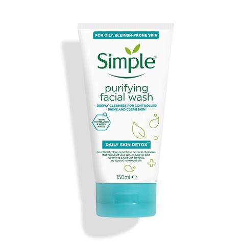 Daily Skin Detox Purifying Face Wash Simple Skincare