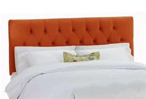 Thea Tufted Headboard Orange Tufted Headboard Headboard Bedroom