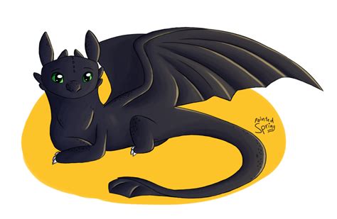 Toothless By Cyluia On Deviantart