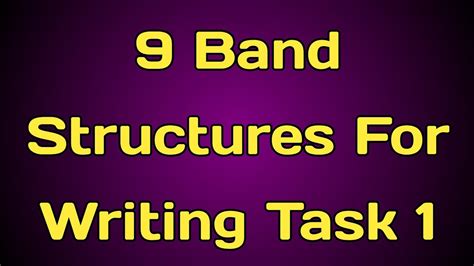 9 Band Structures For Writing Task 1 IELTS Wrting Complex Sentence