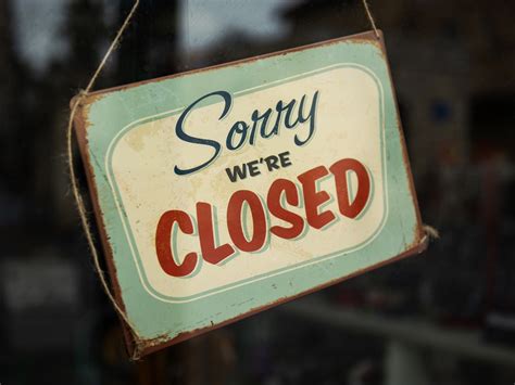 Temporarily Closed Bars And Restaurants