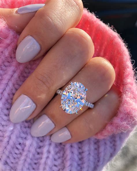 Carat Oval Cut Diamond Engagement Ring Ascot Diamonds