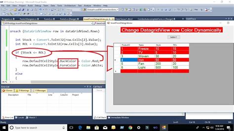 How To Change Datagridview Row Color Based Condition In Vb Net Source Vrogue