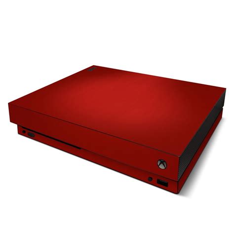 Microsoft Xbox One X Skin Red Burst Decalgirl